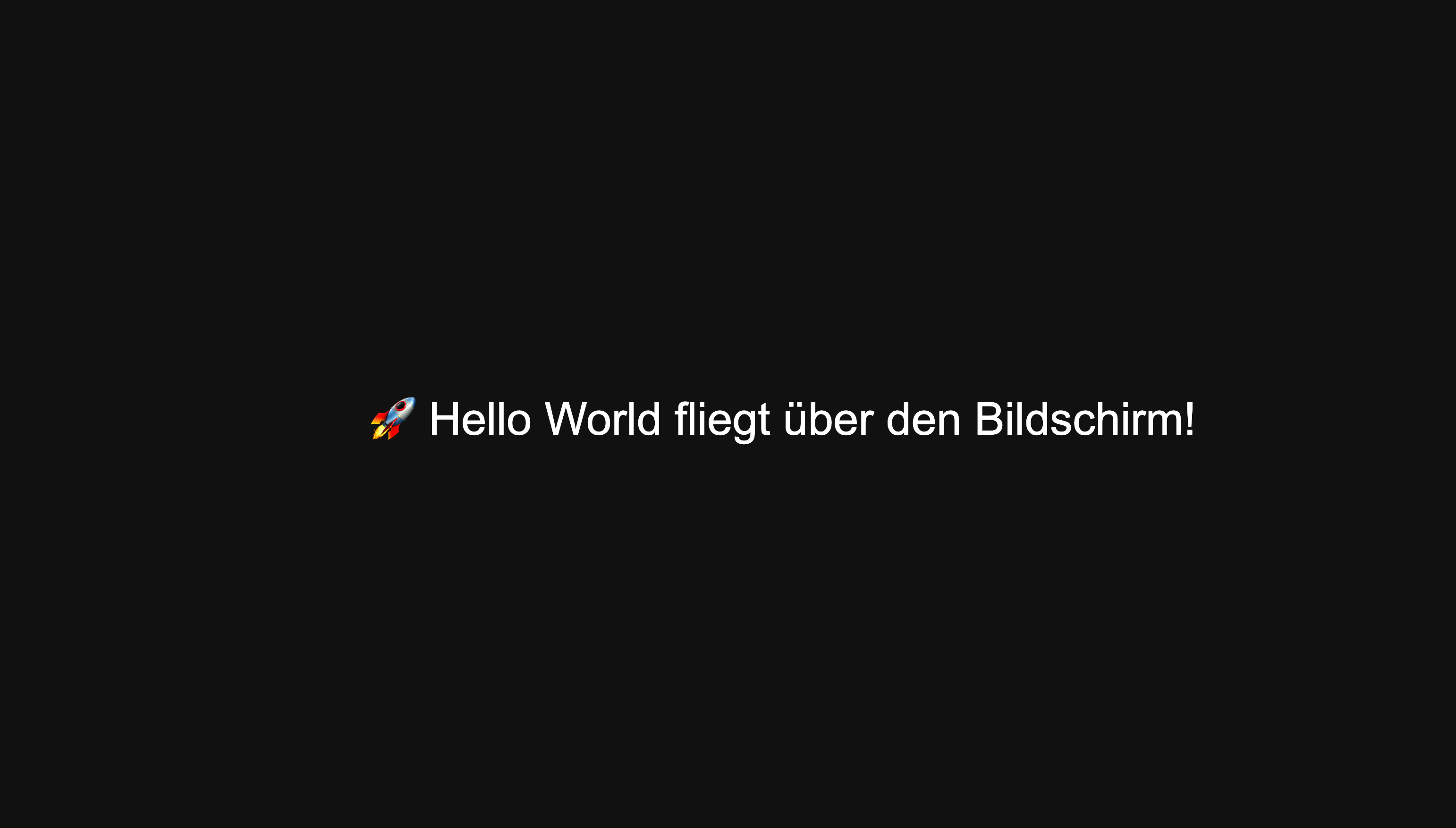 Hello World Projekt